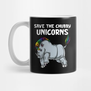 Save The Chubby Unicorns Rhino Mug